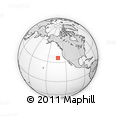 Outline Map of the Area around 36° 19' 55" N, 132° 31' 30" W, rectangular outline