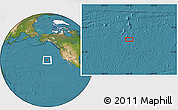 Satellite Location Map of the area around 36° 19' 55" N, 146° 7' 30" W