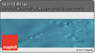 Satellite Panoramic Map of the Area around 36° 19' 55" N, 149° 40' 30" E