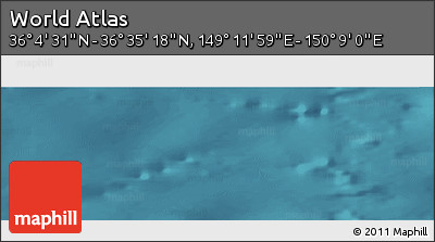 Satellite Panoramic Map of the Area around 36° 19' 55" N, 149° 40' 30" E