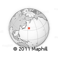 Outline Map of the Area around 36° 19' 55" N, 153° 55' 30" E, rectangular outline