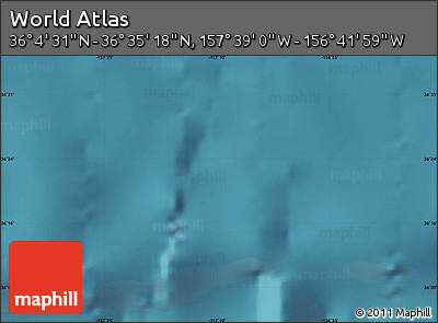 Satellite Map of the Area around 36° 19' 55" N, 157° 10' 30" W