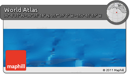 Physical Panoramic Map of the Area around 36°&nbsp;19'&nbsp;55"&nbsp;N,&nbsp;157°&nbsp;10'&nbsp;30"&nbsp;W
