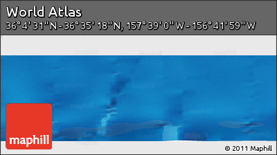 Physical Panoramic Map of the Area around 36°&nbsp;19'&nbsp;55"&nbsp;N,&nbsp;157°&nbsp;10'&nbsp;30"&nbsp;W