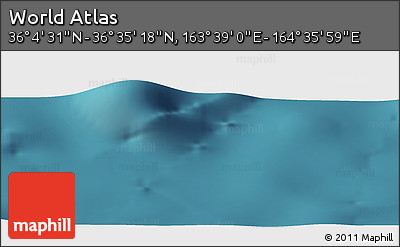 Satellite Panoramic Map of the Area around 36° 19' 55" N, 164° 7' 30" E