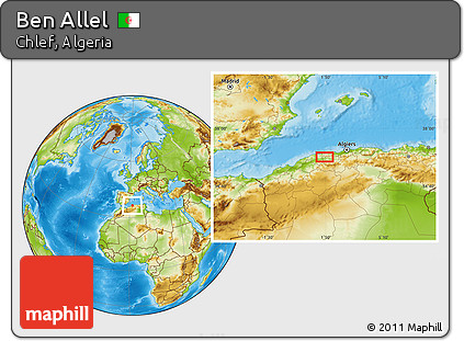 Physical Location Map of Ben Allel