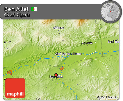 Physical Map of Ben Allel