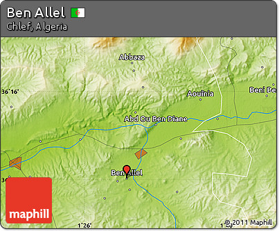 Physical Map of Ben Allel