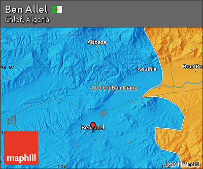 Political Map of Ben Allel
