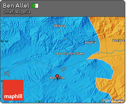 Political Map of Ben Allel
