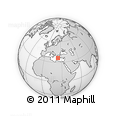 Outline Map of the Area around 36° 19' 55" N, 23° 52' 30" E, rectangular outline
