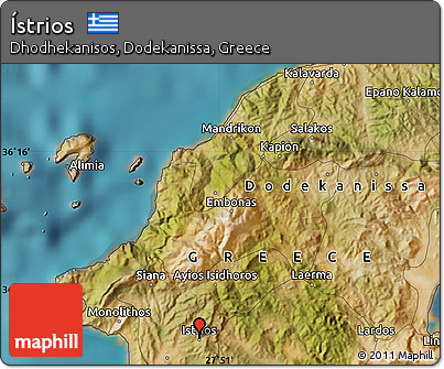 Satellite Map of Ístrios