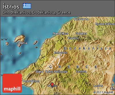Satellite Map of Ístrios
