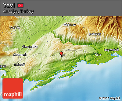 Physical 3D Map of Yavi
