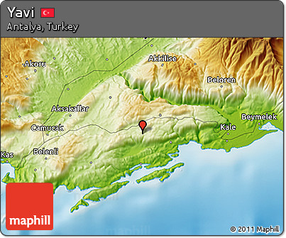 Physical 3D Map of Yavi