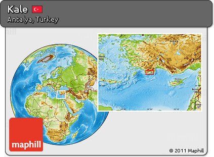 Physical Location Map of Kale