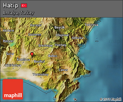 Satellite 3D Map of Hatip