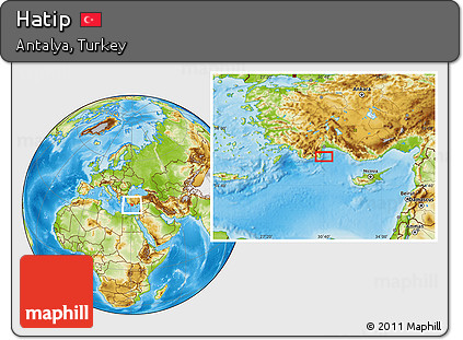 Physical Location Map of Hatip