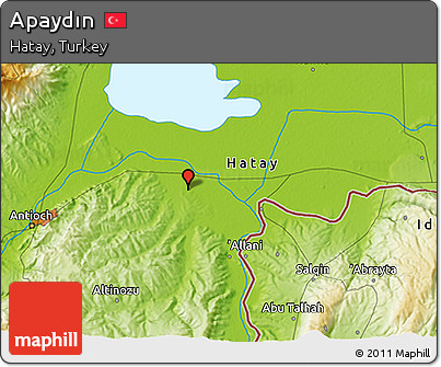 Physical 3D Map of Apaydın