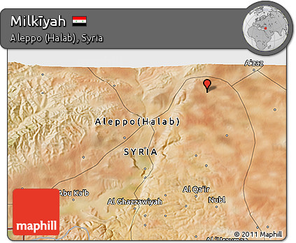 Satellite 3D Map of Milkīyah