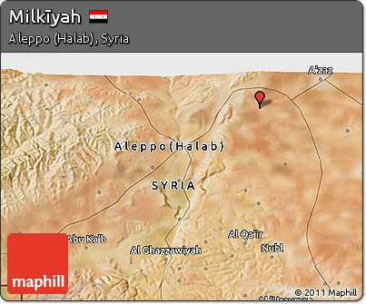 Satellite 3D Map of Milkīyah