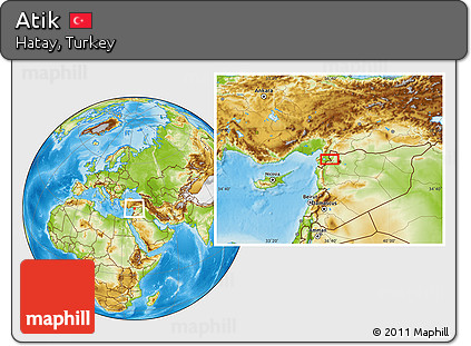 Physical Location Map of Atik