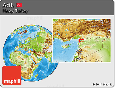 Physical Location Map of Atik