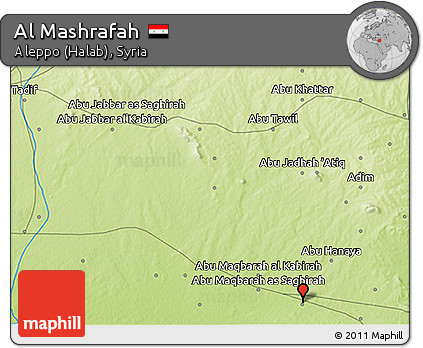 Physical 3D Map of Al Mashrafah