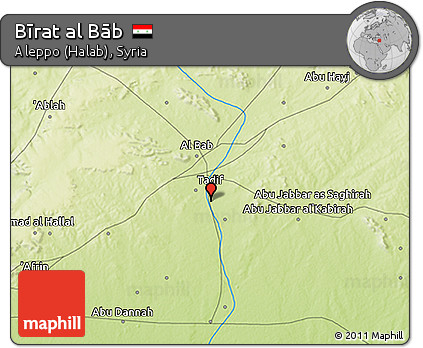 Physical 3D Map of Bīrat Al Bāb