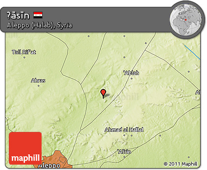 Physical 3D Map of Ḩāsīn
