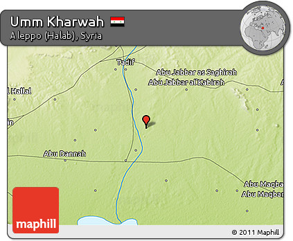 Physical 3D Map of Umm Kharwah