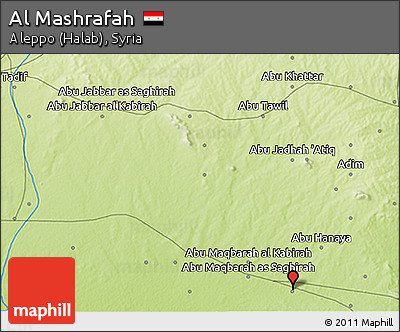 Physical 3D Map of Al Mashrafah