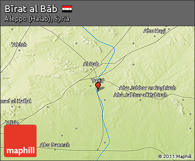 Physical 3D Map of Bīrat Al Bāb