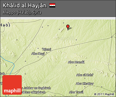 Physical 3D Map of Khālid Al Hayjān