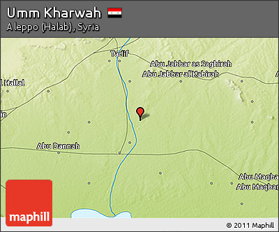 Physical 3D Map of Umm Kharwah