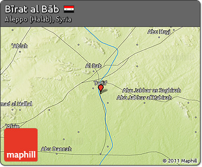 Physical 3D Map of Bīrat Al Bāb