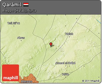 Physical 3D Map of Qarāmil