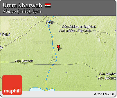 Physical 3D Map of Umm Kharwah