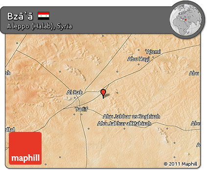 Satellite 3D Map of Bzā`ā