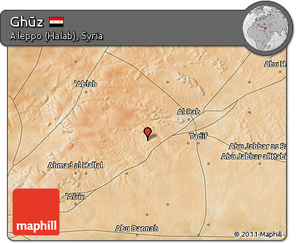 Satellite 3D Map of Ghūz