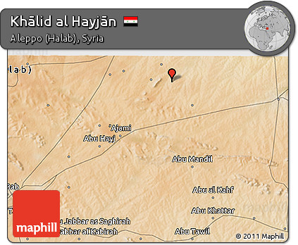 Satellite 3D Map of Khālid Al Hayjān