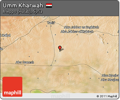 Satellite 3D Map of Umm Kharwah