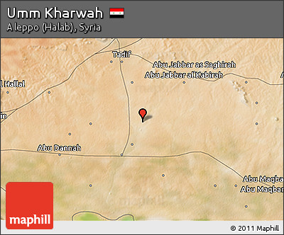 Satellite 3D Map of Umm Kharwah