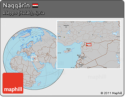 Gray Location Map of Naqqārīn