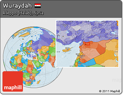 Political Location Map of Wuraydah