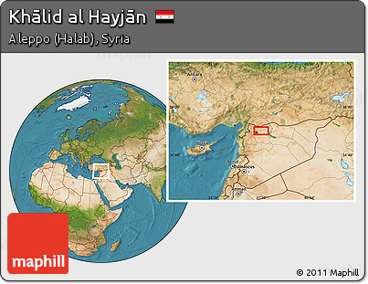 Satellite Location Map of Khālid Al Hayjān
