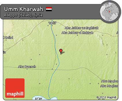 Physical Map of Umm Kharwah