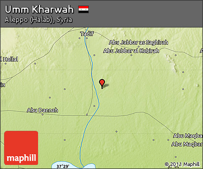 Physical Map of Umm Kharwah