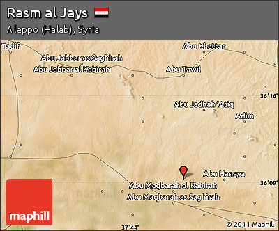 Satellite Map of Rasm Al Jays