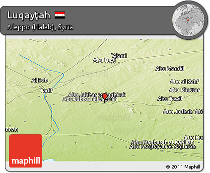 Physical Panoramic Map of Luqayţah